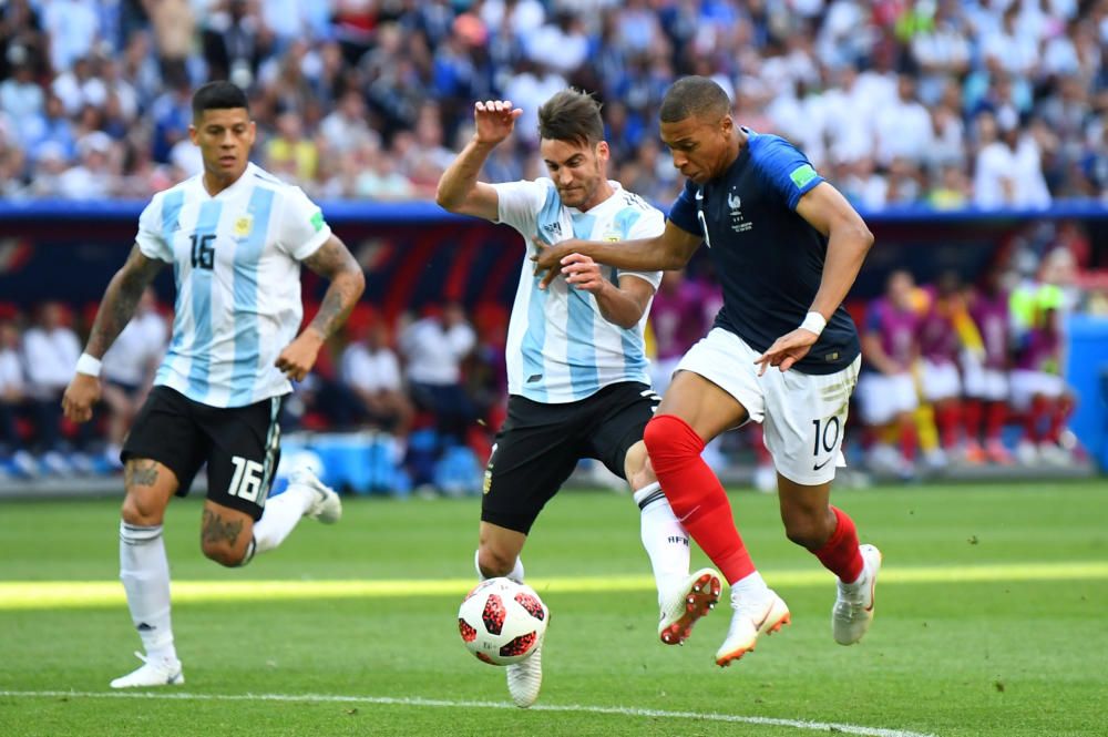 Les millors imatges del França-Argentina del Mundial de Rússia