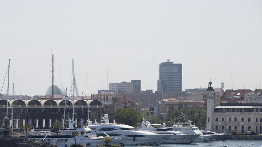 La Marina de València, sede de la Copa del América en 2007.