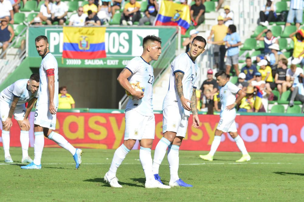 Argentina vence a Ecuador en el Martínez Valero