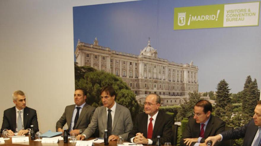 La nueva imagen de Málaga capital se presenta en la Plaza Mayor de Madrid