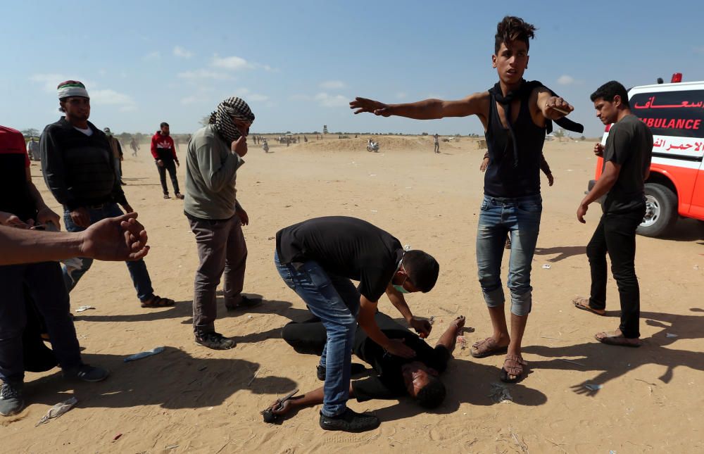 Imatges del conflicte de Gaza del 15 de maig