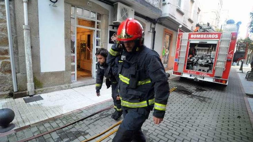 El incidente se produjo en la calle Méndez Núñez. // Iñaki Abella