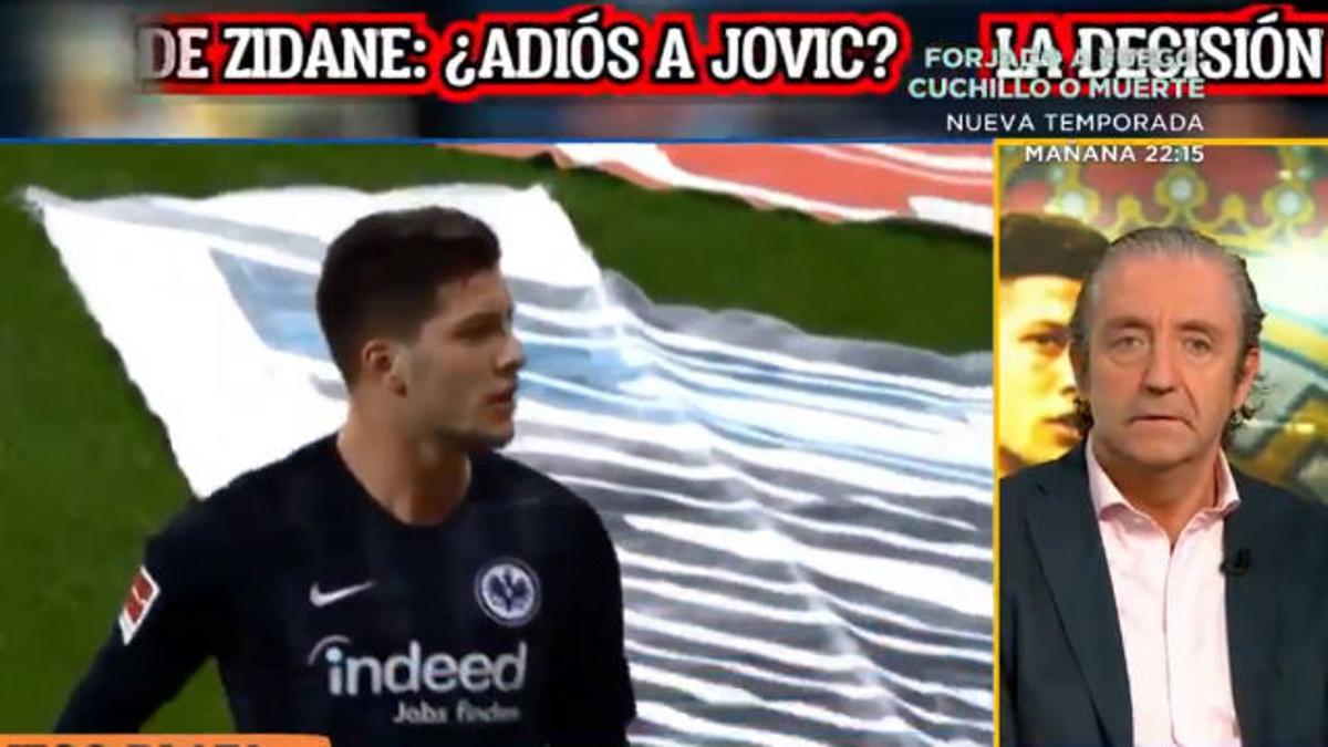 El sorprendente ataque de Pedrerol a Zidane: Si echa a Jovic, debe dimitir él
