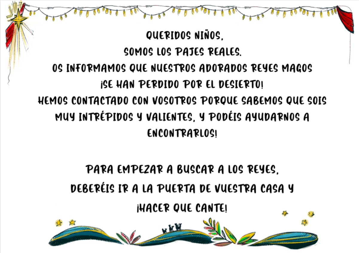 Esta es la carta que reciben los niños más valientes y espabilados.