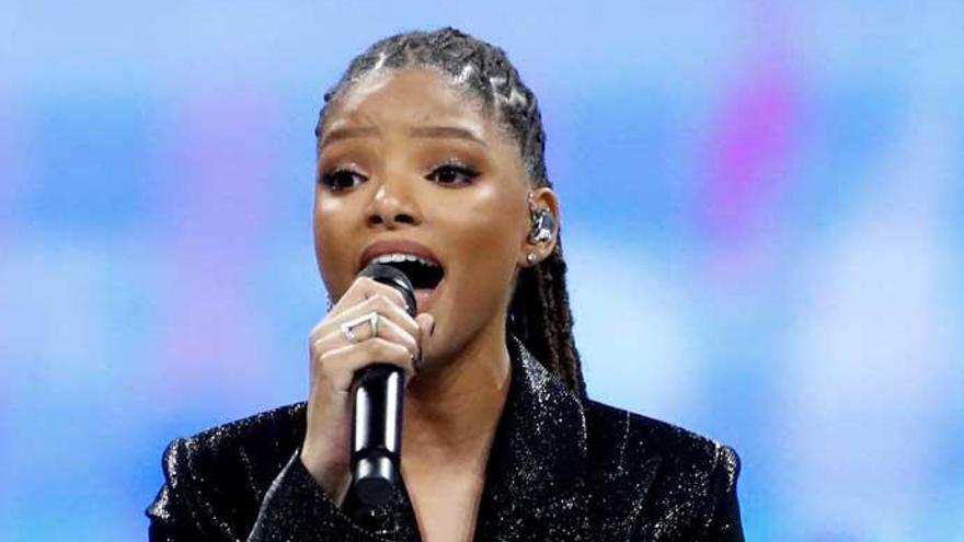 La cantante Halle Bailey.