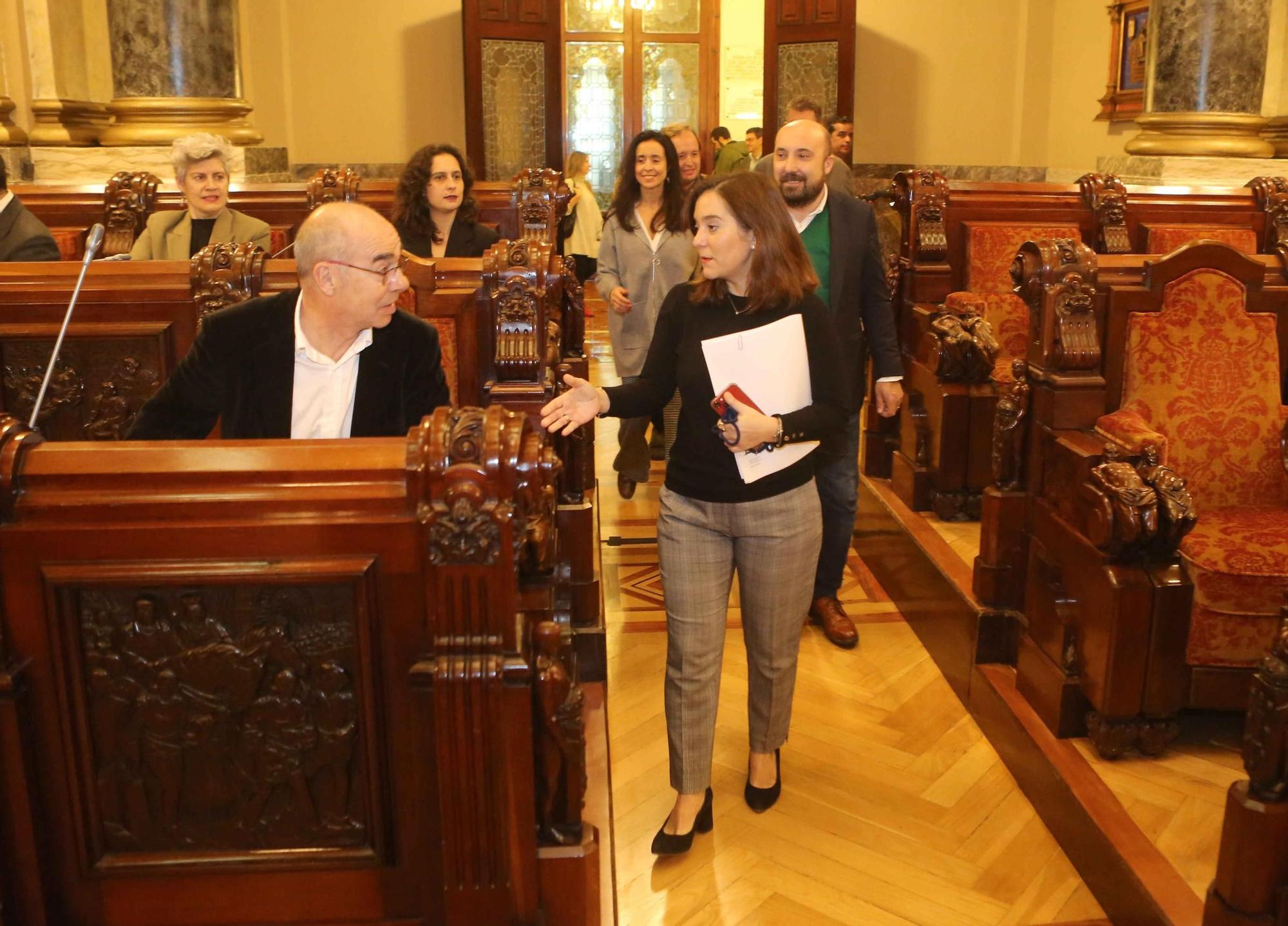 El PSOE y el BNG votan la aprobación inicial a los presupuestos de A Coruña para 2024
