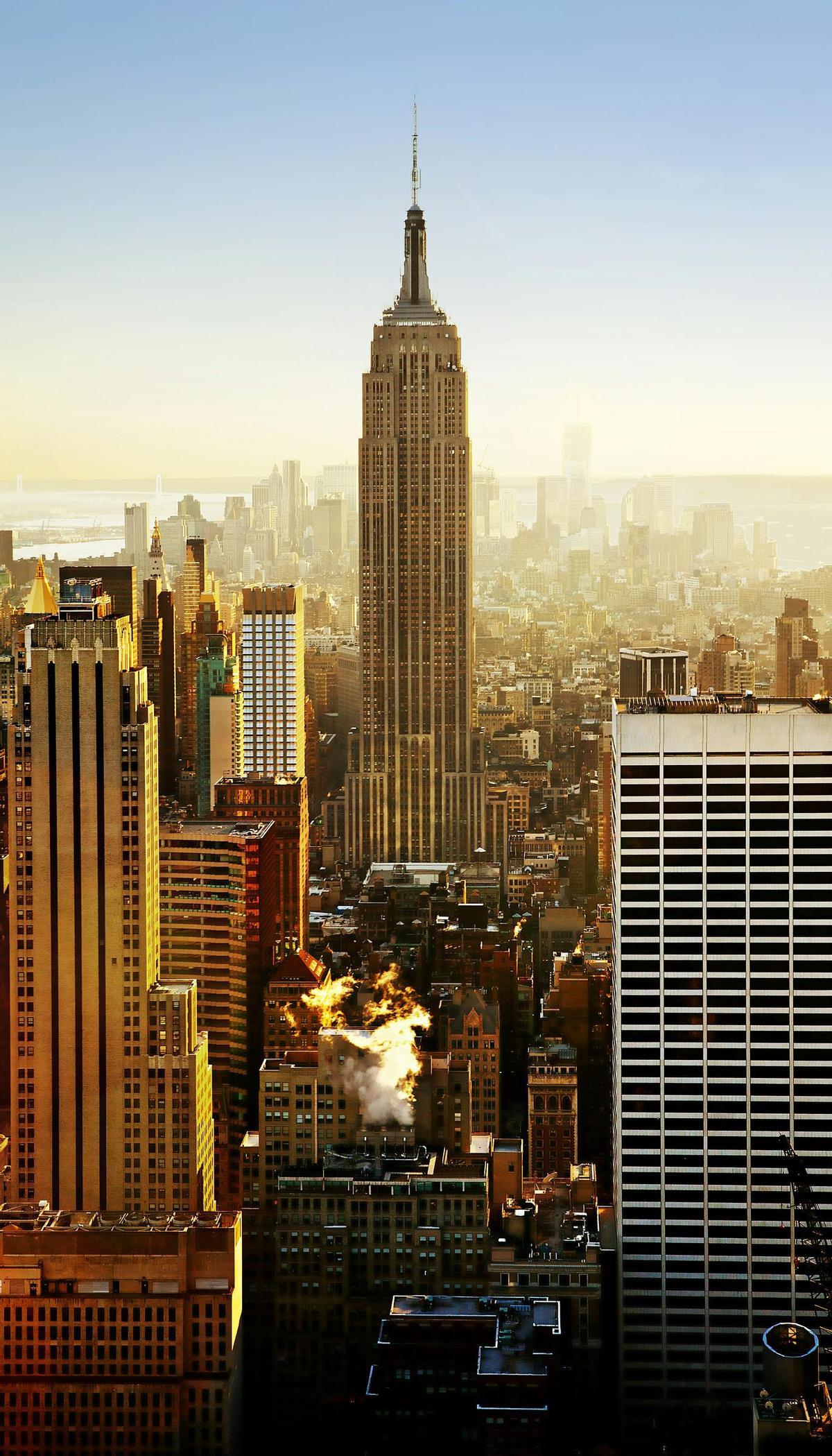 El skyline de Nueva York es impresionante