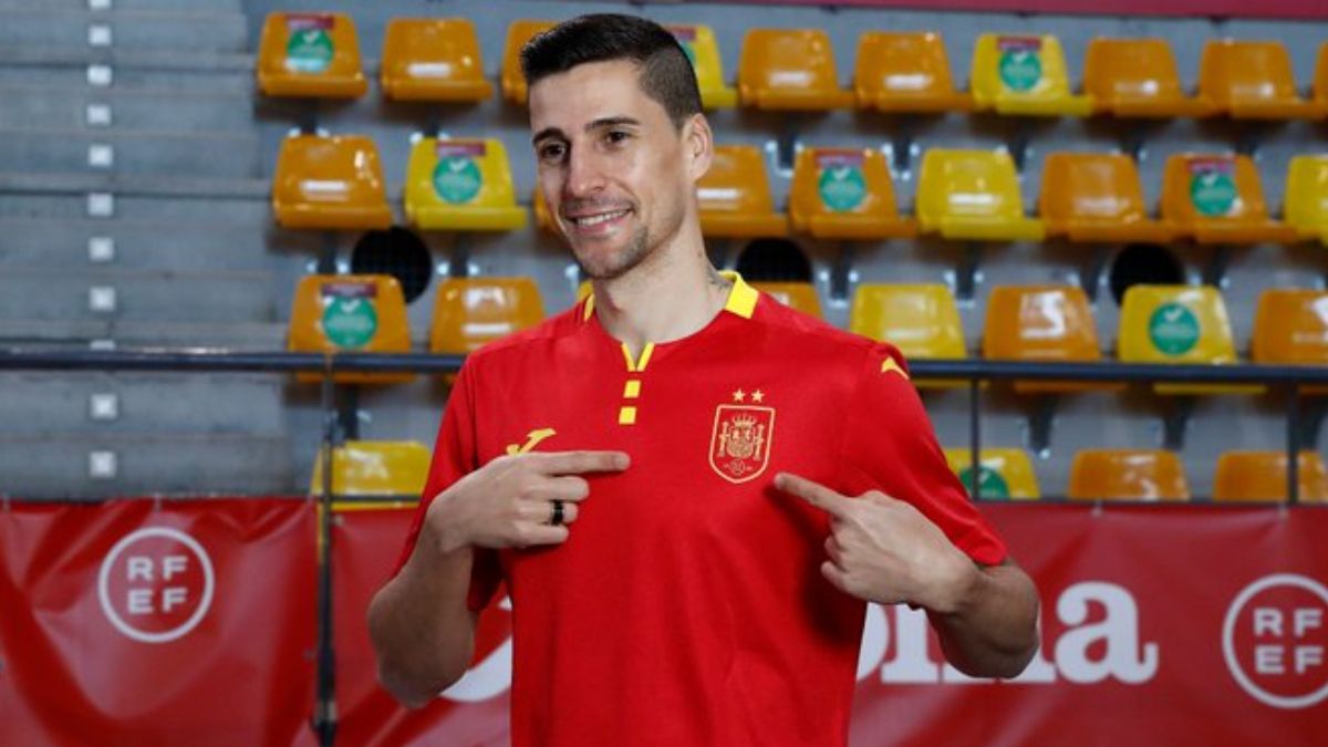 Carlos Ortiz, capitán de la selección española de fútbol sala