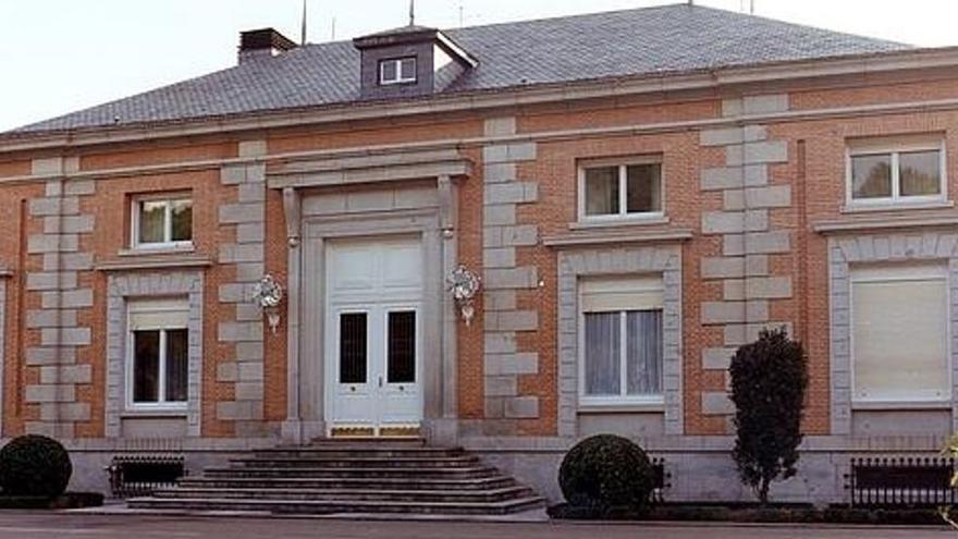 La fachada del Palacio de la Zarzuela.