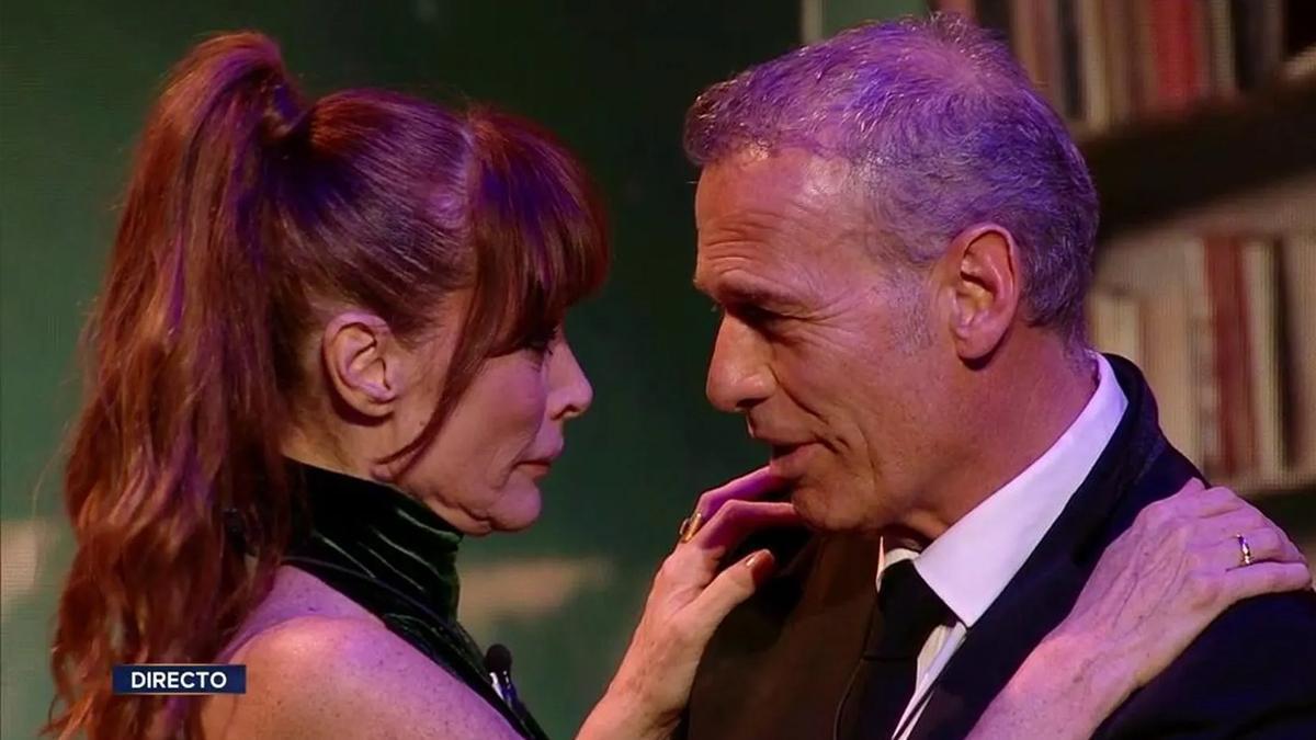 Cristina Piaget y Carlos Lozano en 'GH Dúo'.