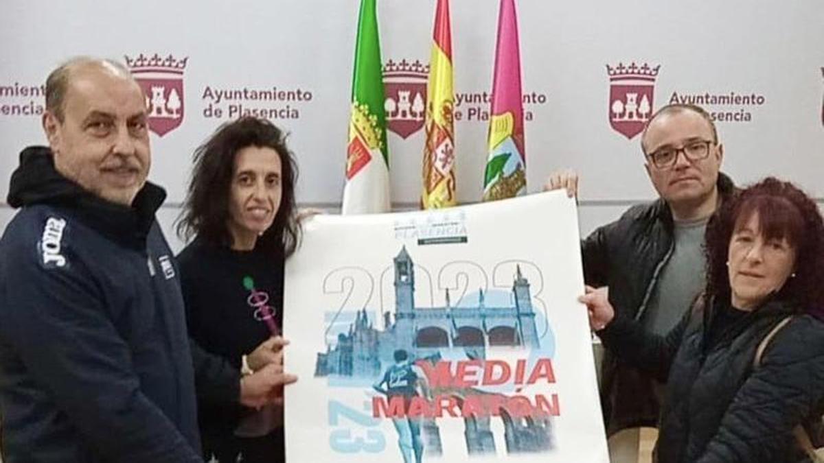 Organizadores de la media maratón de Plasencia.