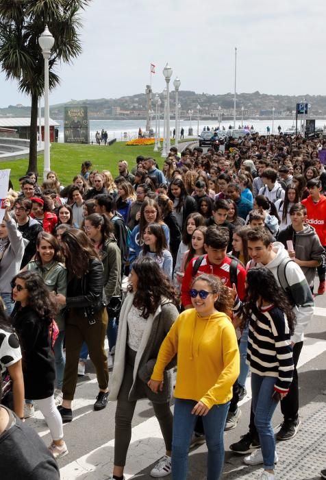 Manifestación en Gijón.