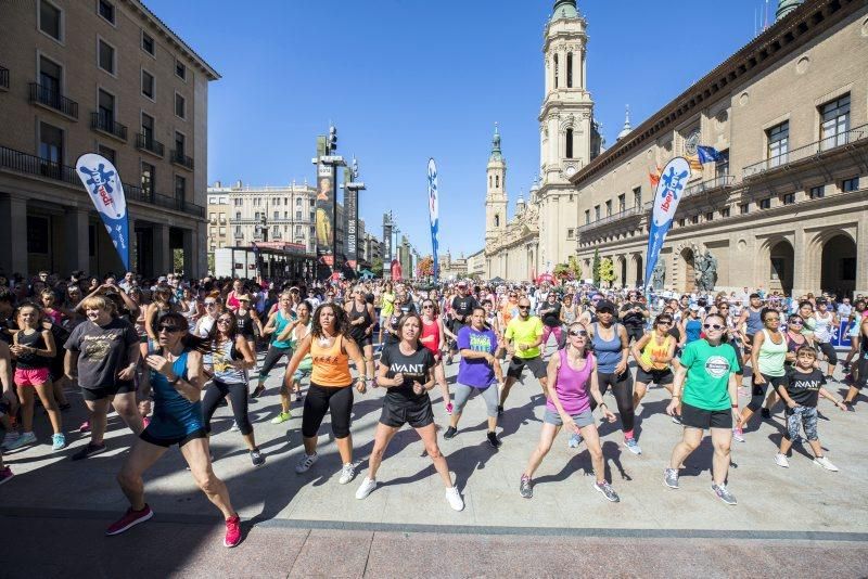 Día del Deporte en la Calle en la Plaza del Pilar de Zaragoza