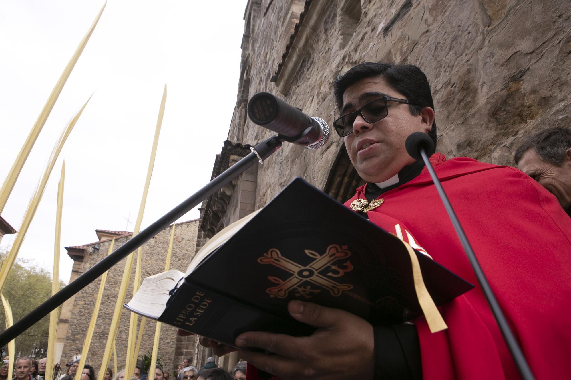 EN IMÁGENES | Bendición de Ramos y procesión de La Borriquilla en Avilés