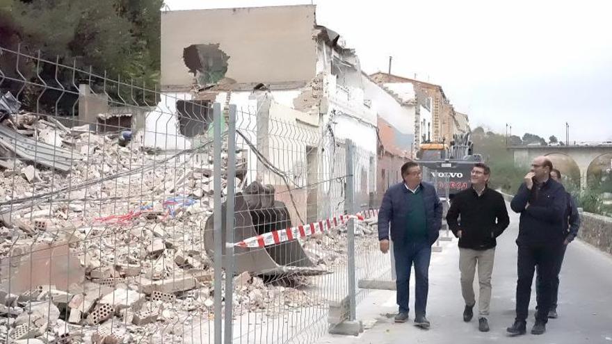 Cuatro edificios de Cantereria en Ontinyent siguen pendientes de expropiar