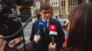 El president de la Generalitat, Salvador Illa, este miércoles en Londres
