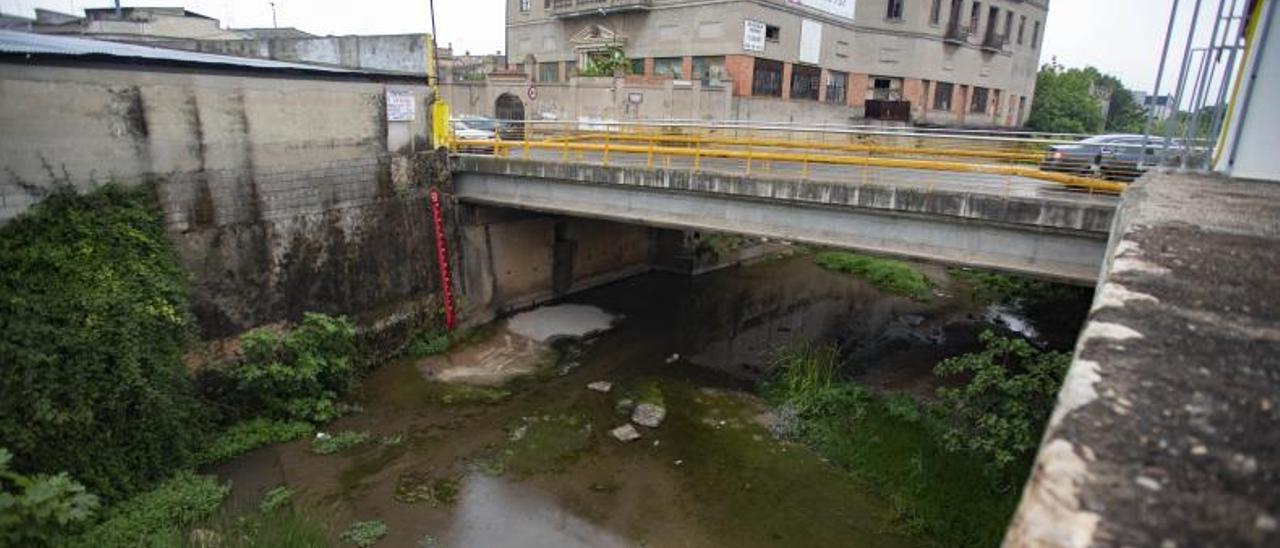 Paso actual del barranco por el Pont de Xàtiva. | PERALES IBORRA