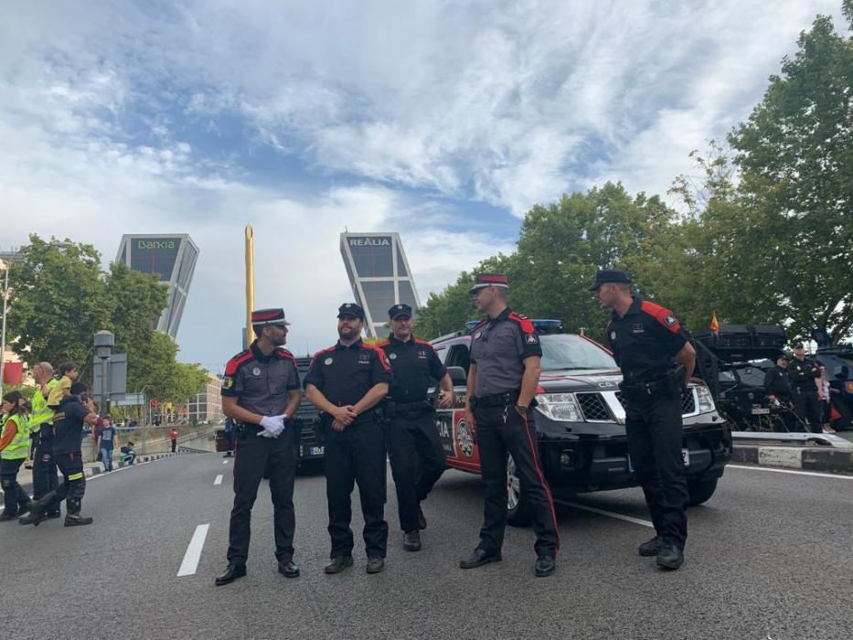 Policía Canaria desfila de la Fiesta Nacional