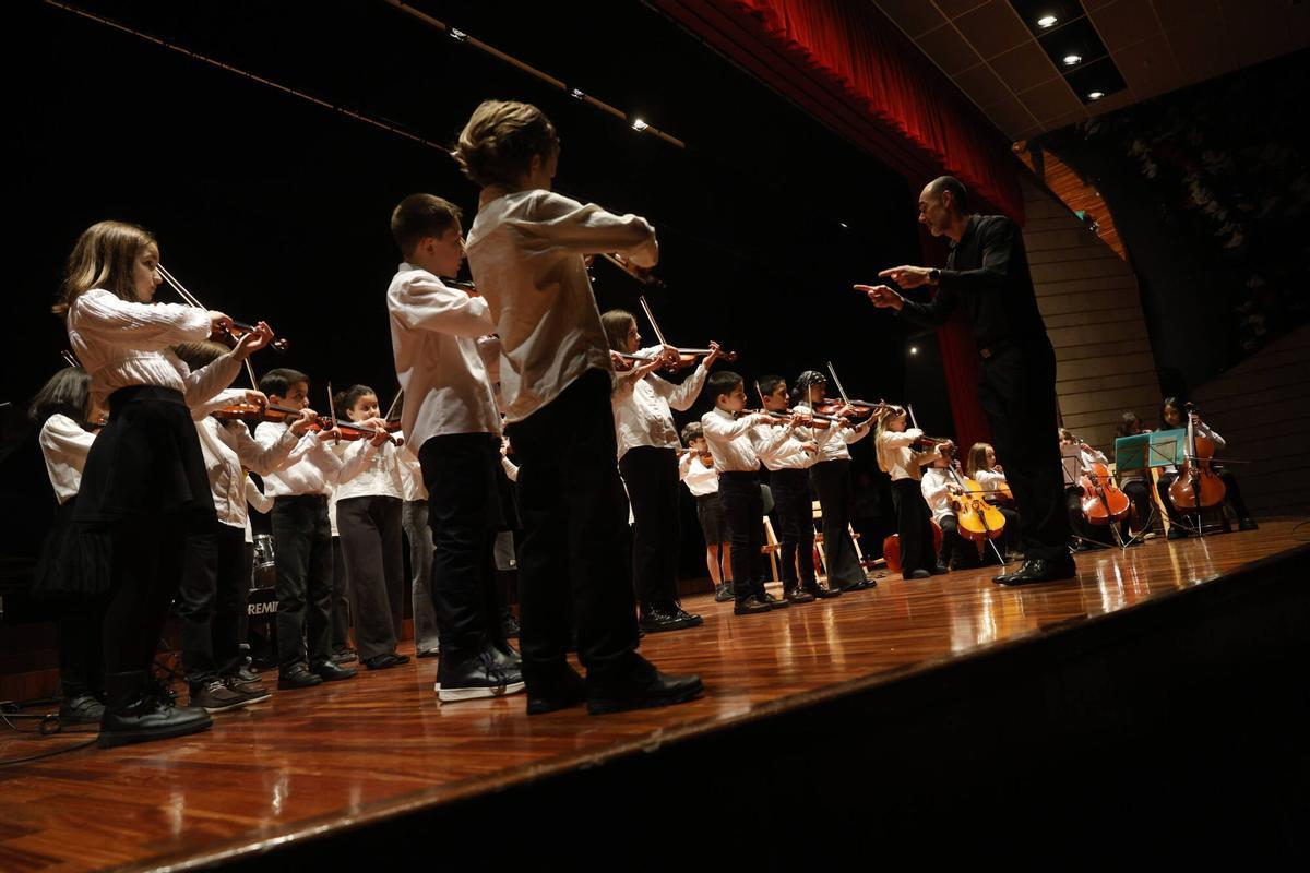 Un concierto del Conservatorio Julián Orbón en la Casa de Cultura en una imagen de archivo.