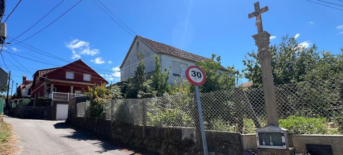 El barrio de A Rozada, en Coiro, es uno de los afectados.