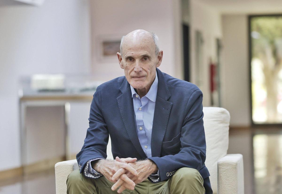 El experto en salud pública Rafael Bengoa, en Son Llàtzer.