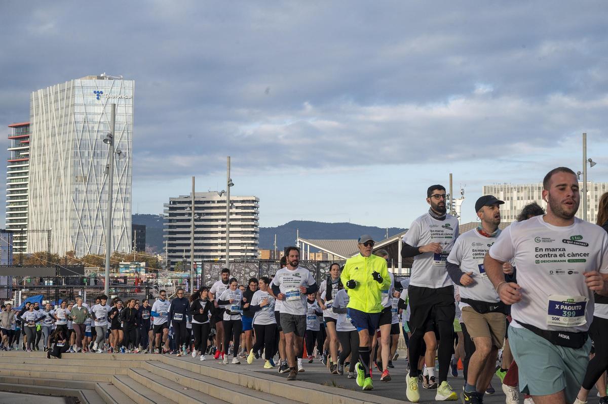 Barcelona corre contra el cáncer en el Fòrum
