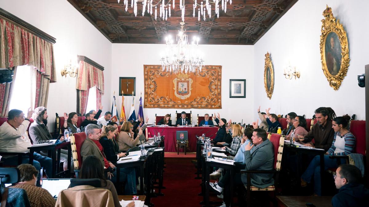 Un momento del pleno.