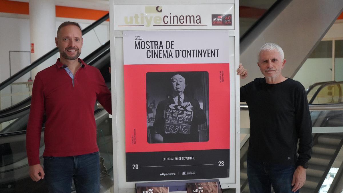 Borrell y Valiente en la presentación de la Mostra de Cinema.