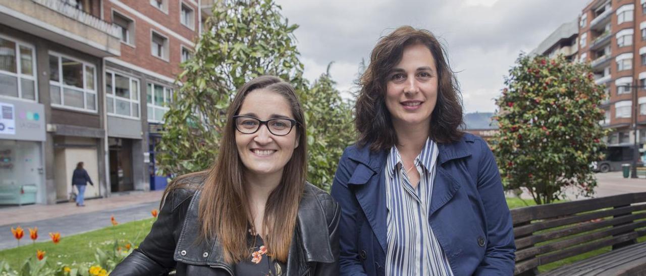 Por la izquierda, Elena Herrera Gómez y María González Nosti.
