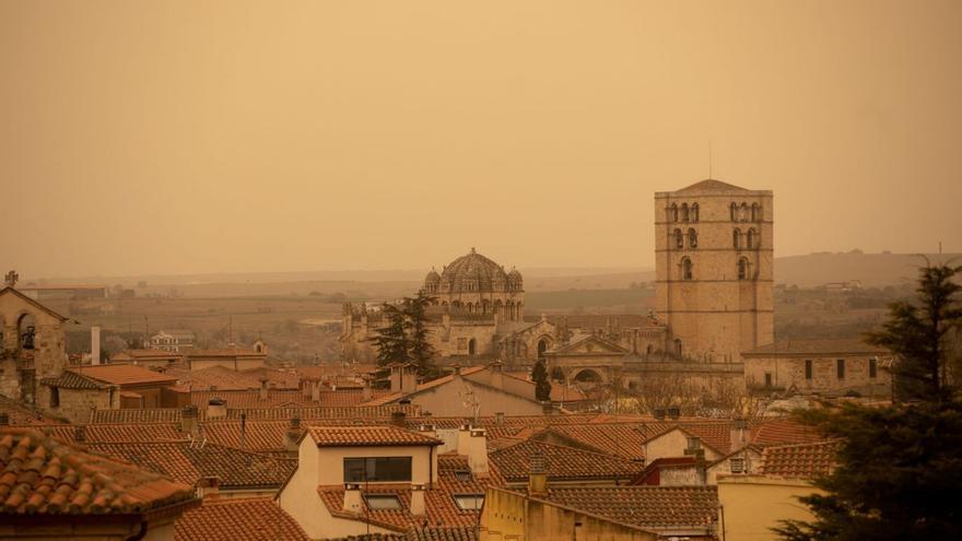 Alerta en Zamora por la posible llegada de polvo sahariano en suspensión