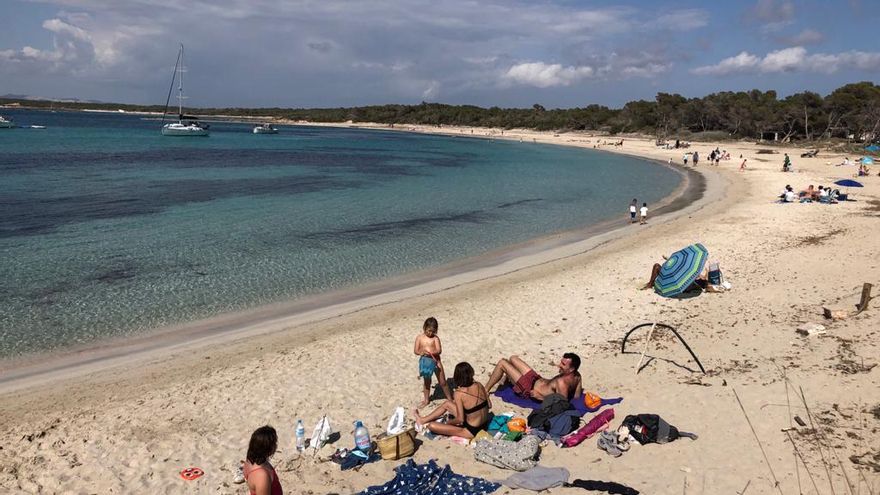 Playa de els Estanys de la Colònia de Sant Jordi.