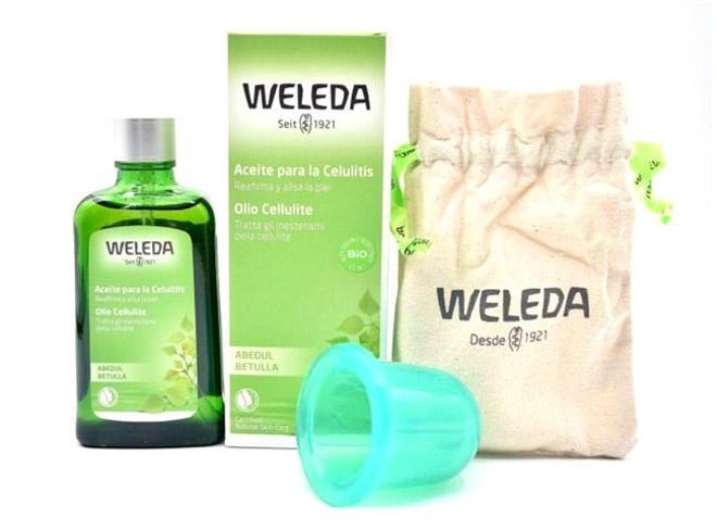 WELEDA Pack de Tratamiento anticelulítico al aceite de abedul (2 unidades de 100ml. + CeluliCup)