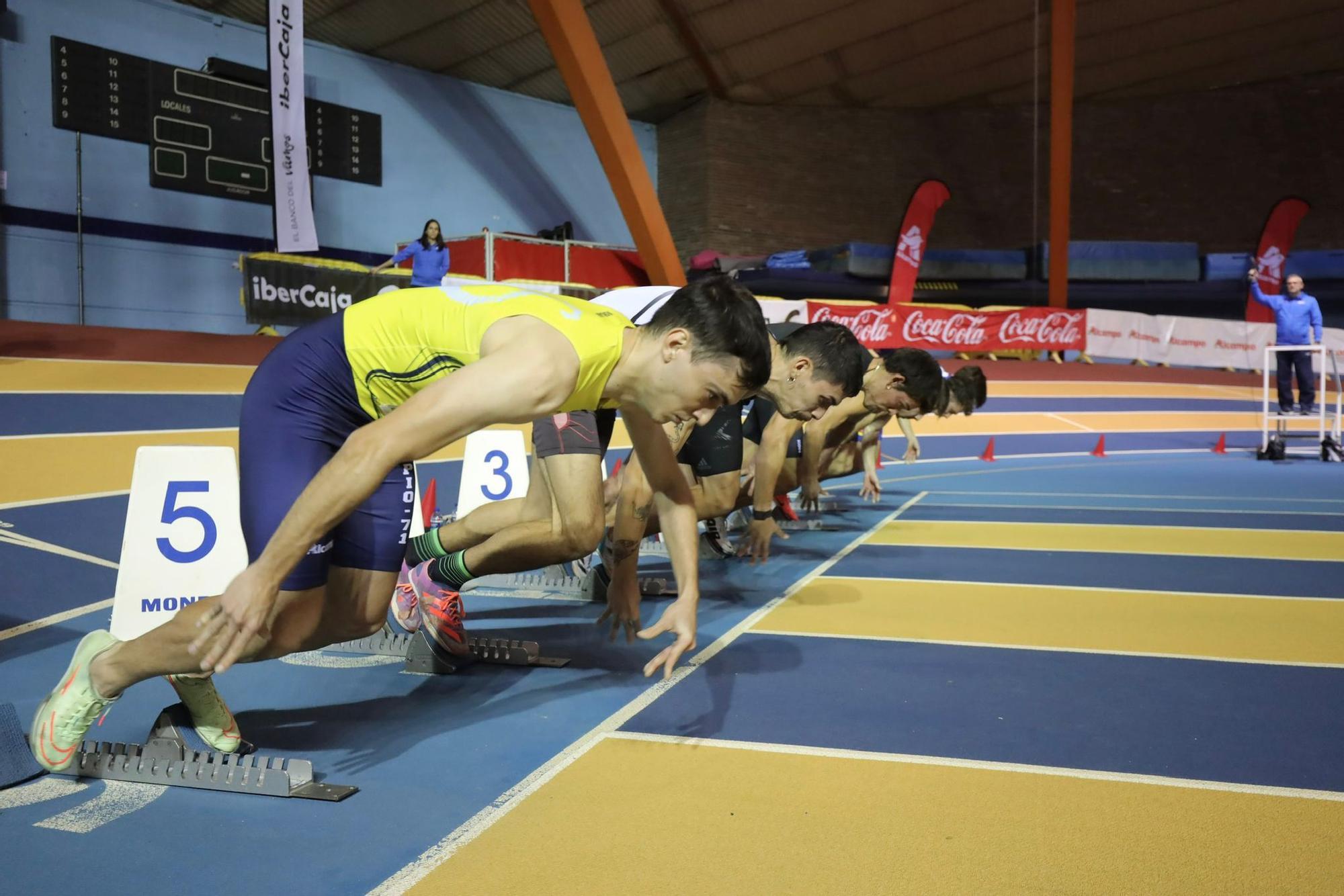 EN IMÁGENES | El Palacio de Deportes acoge el Trofeo Ibercaja "Ciudad de Zaragoza" de atletismo en pista cubierta