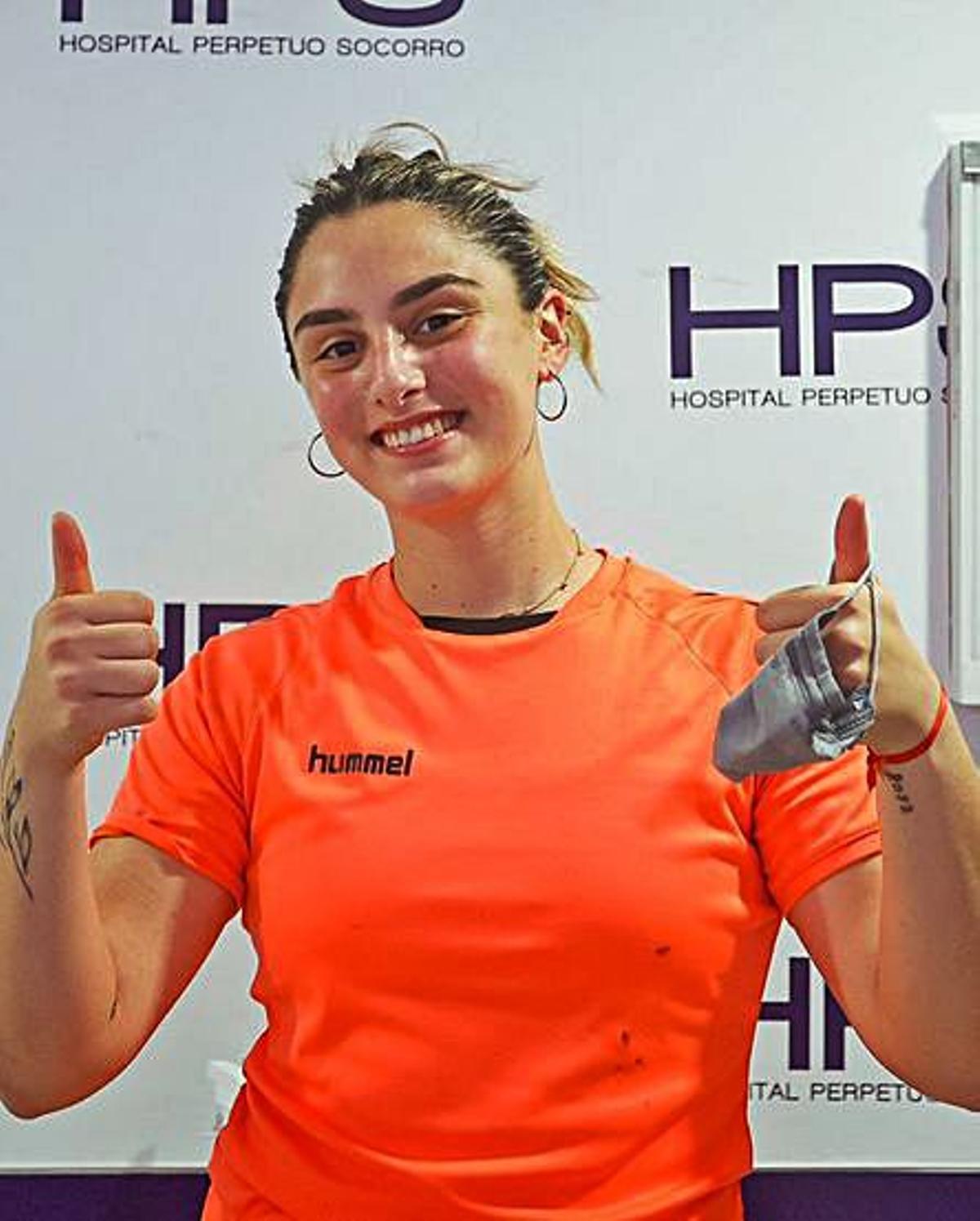 Sofía Arangio, en el HPS. |