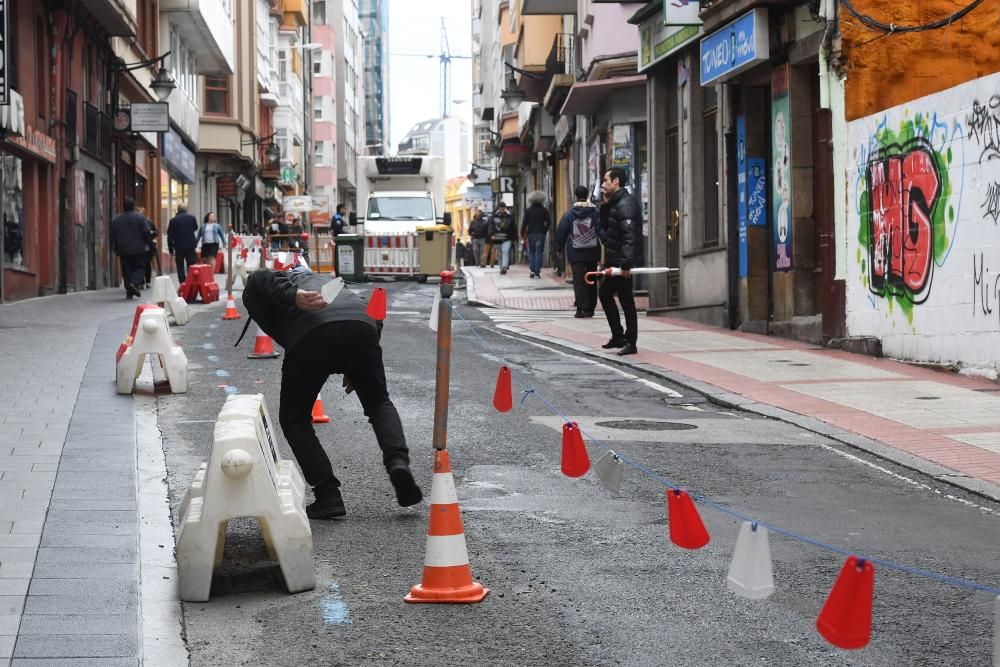 Los turismos serán desviados en la calle de la Torre hacia Atocha Alta. Las obras se prolongarán hasta el 13 de julio.