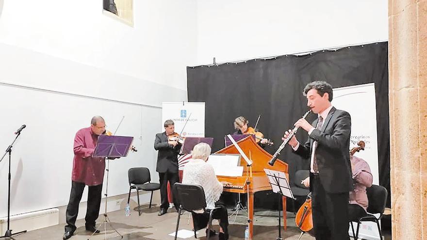 Concierto de Sergey Arutyunyany y su ensemble en el municipio de Arzúa. Foto: Peregrinos