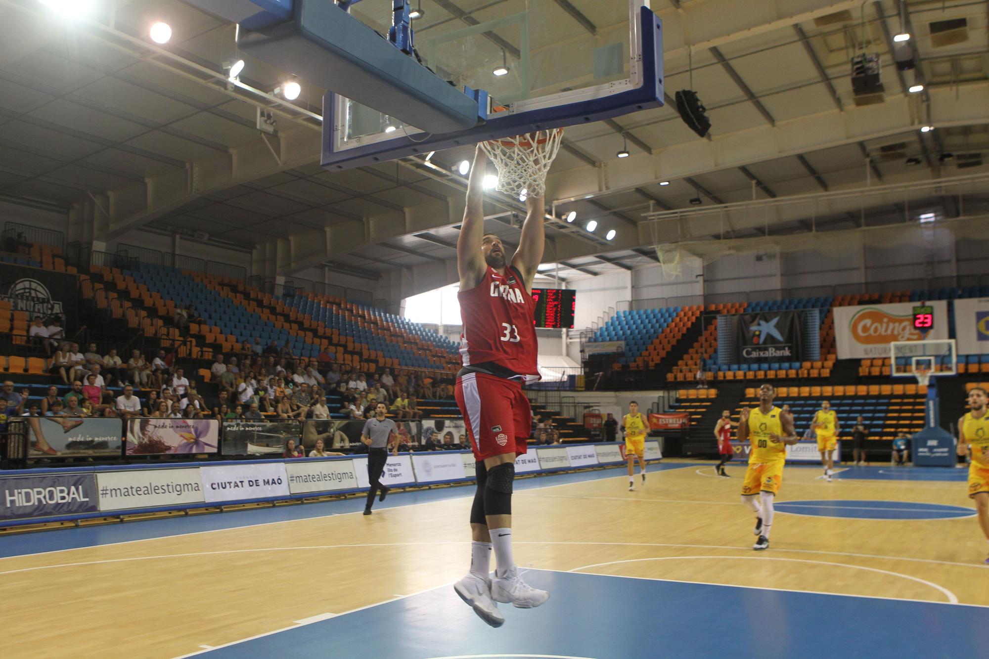 El Bàsquet Girona cau derrotat contra el Gran Canària a Maó (76-71)