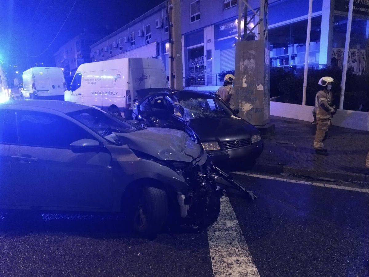 Así quedaron los coches siniestrados