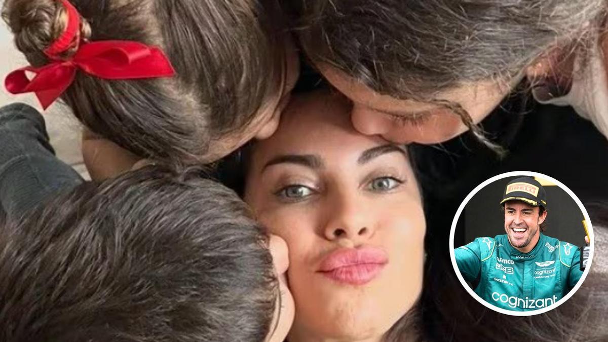 Imagen de archivo de Melissa Jiménez con sus 3 hijos