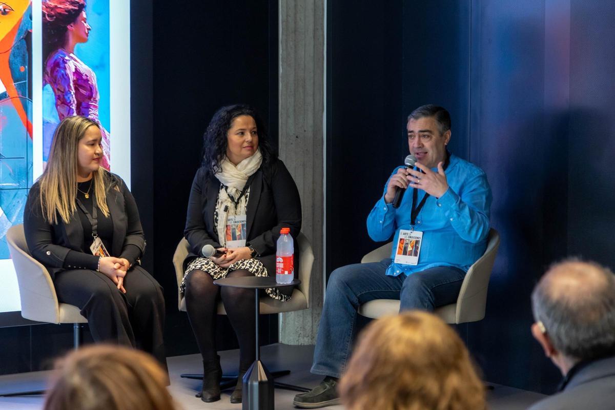 Un momento de la intervención de los pacientes.