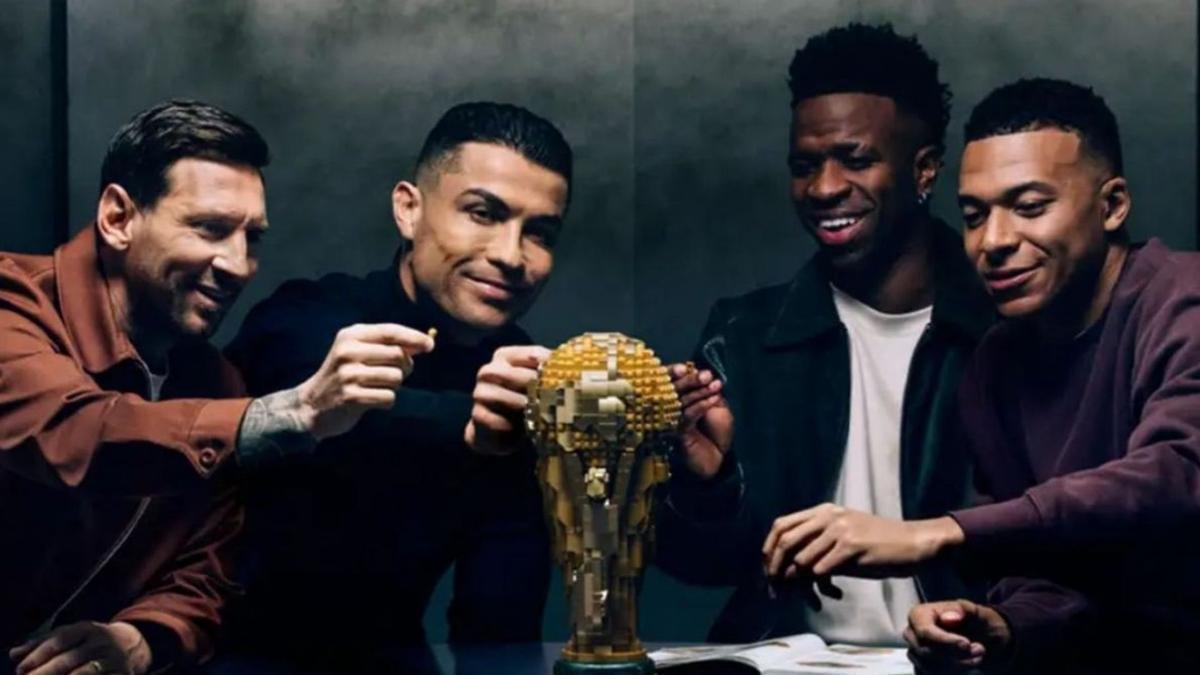 ¡Brutal! Un anuncio junta a Mbappé, Cristiano, Messi y Vinicius
