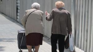dependencia vejez mayores abuelas