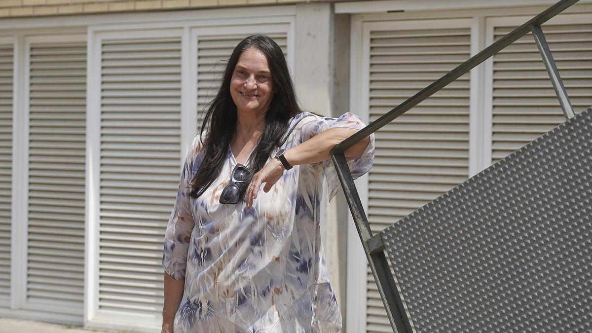 Dolors Vilamitjana, a l'IES Santa Eugènia, on ensenya.