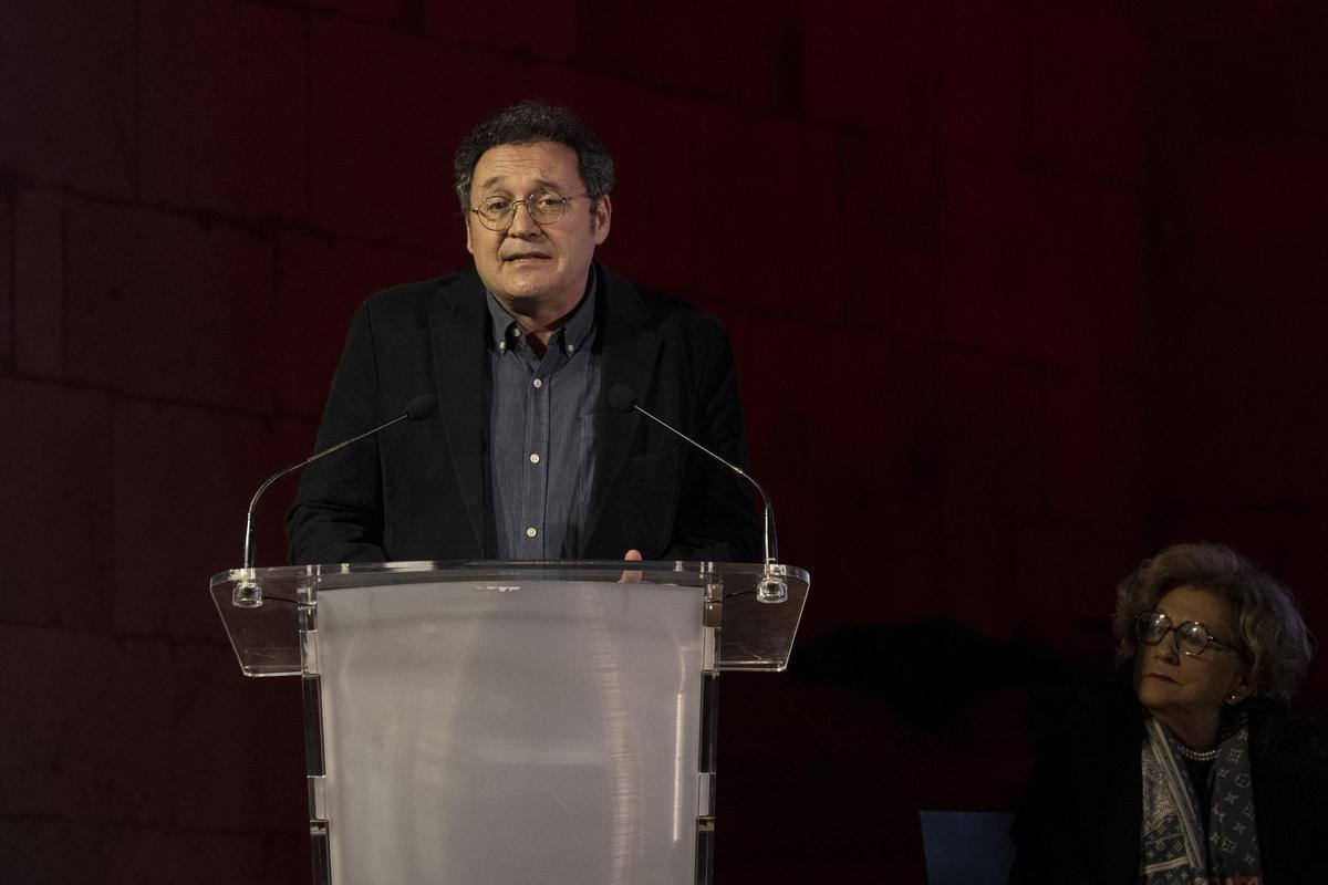 El fiscal general del Estado, Álvaro García Ortiz, durante su intervención en Celanova.