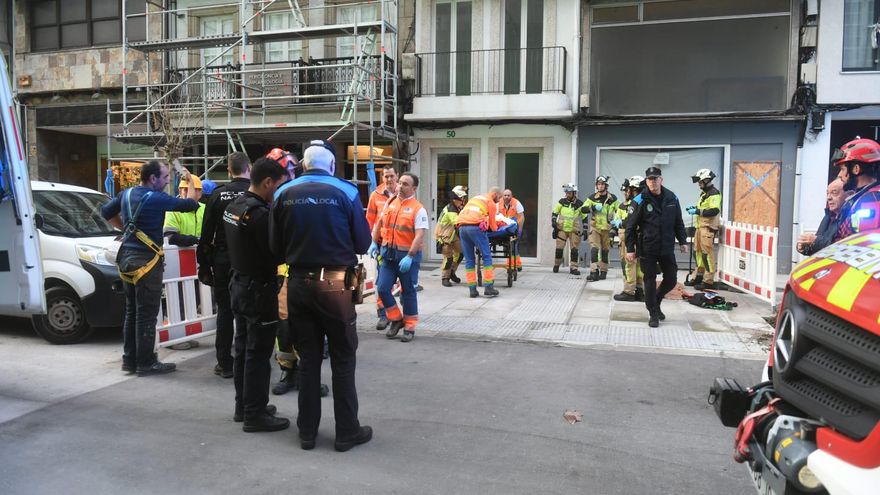 Herido un trabajador que cayó de un tejado al hueco del ascensor en una obra en San Andrés