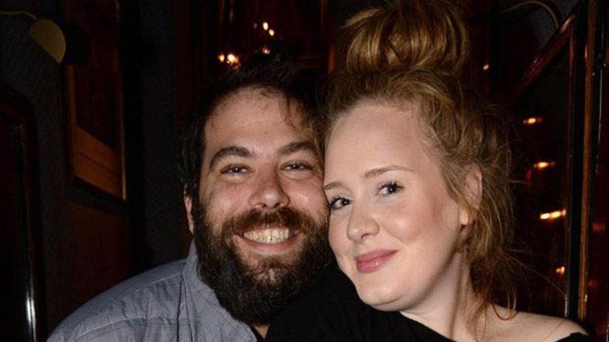 Adele y Simon Konecki, hoy su exmarido.