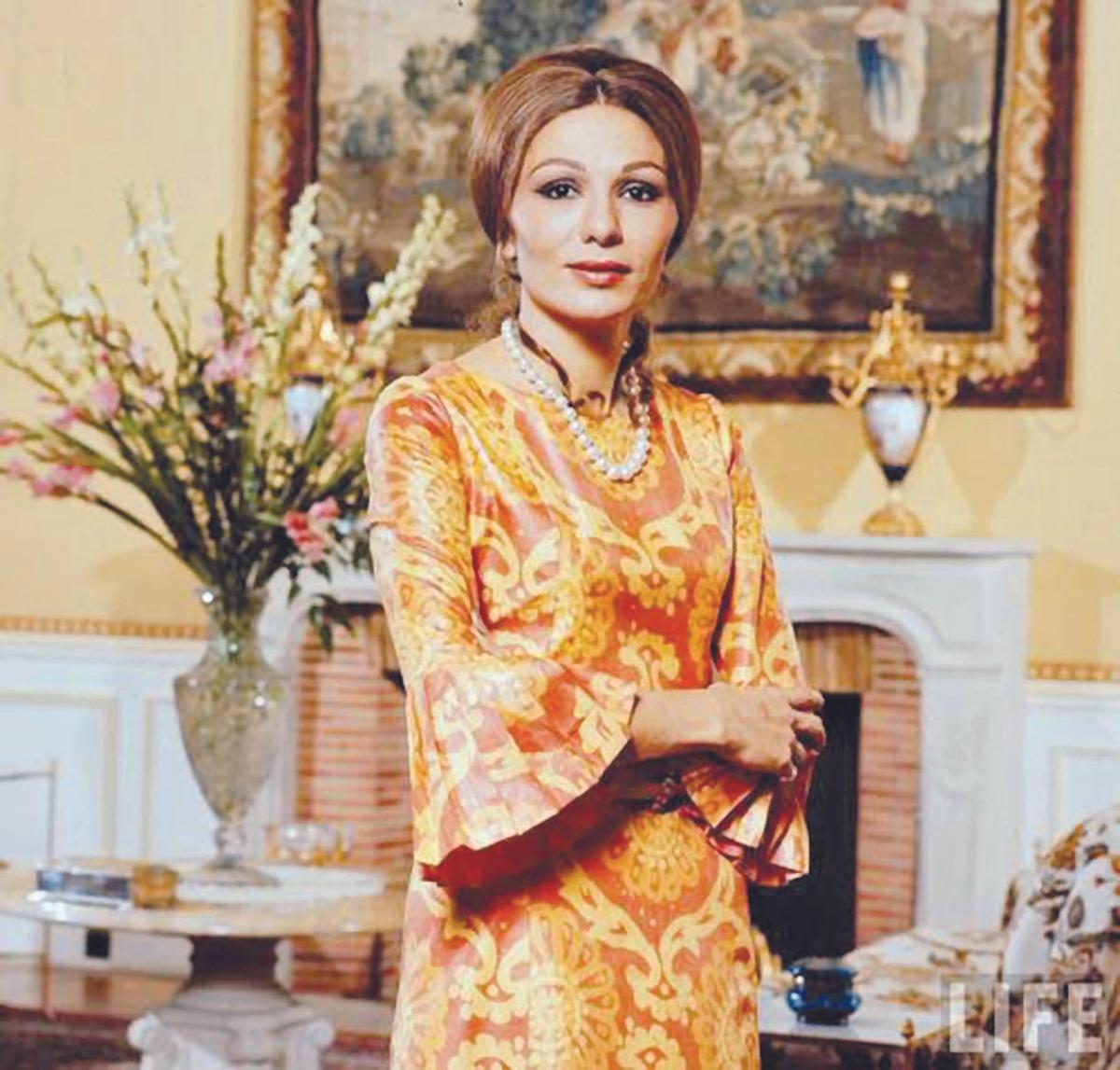 IMAGEN SIN DATAR DE FARAH DIBA, LA ESPOSA DE MOHAMMAD REZA PAHLEVI, ULTIMO SHA DE IRAN.