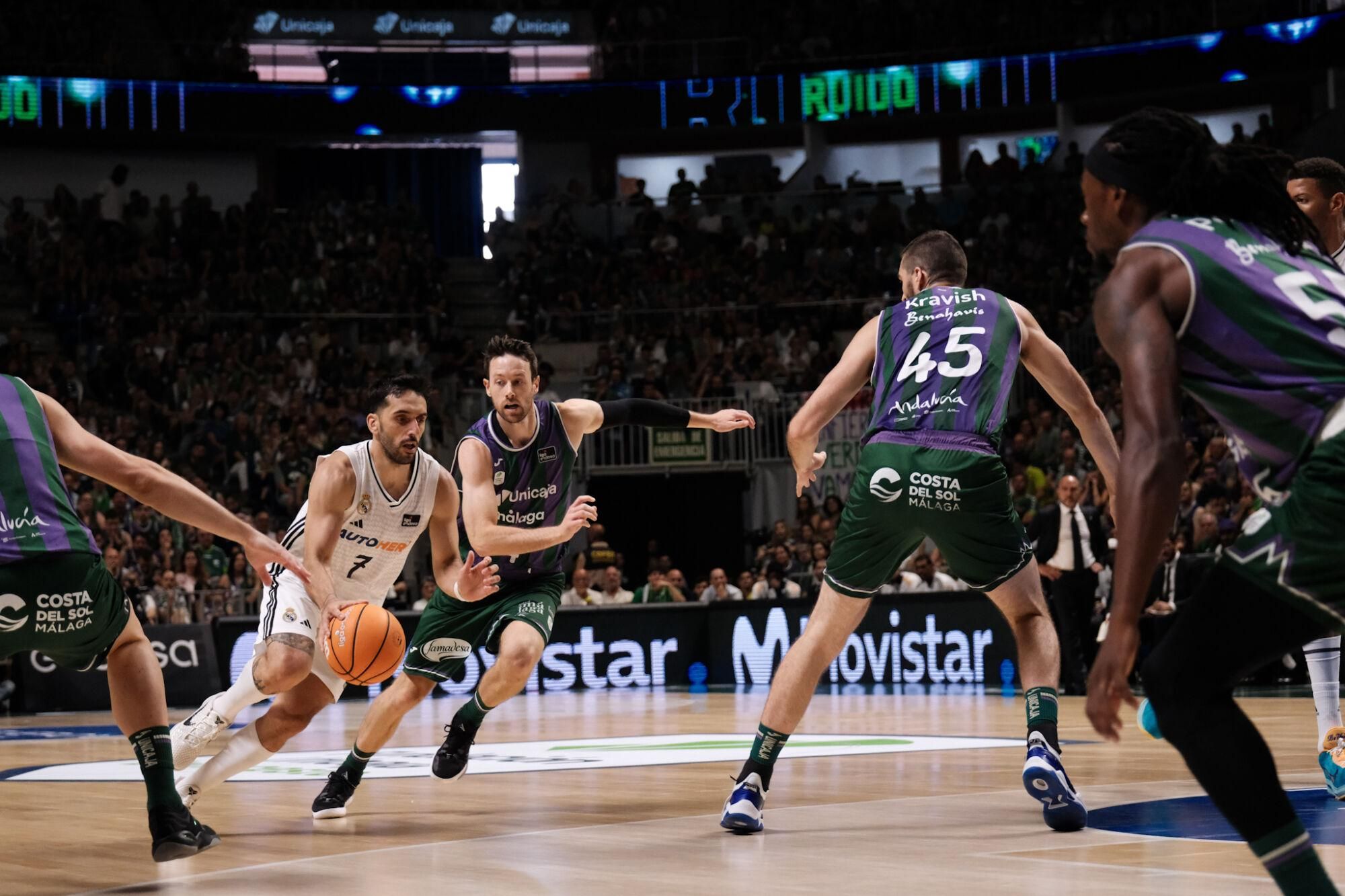 Tercer partido de semifinales de la ACB: Unicaja-Real Madrid