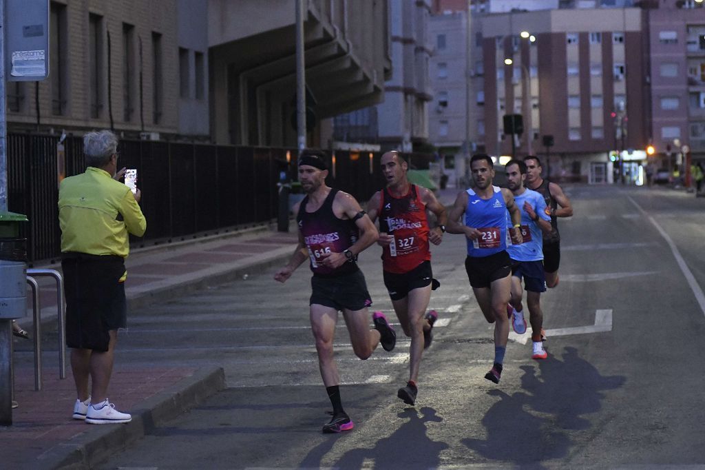 Carrera nocturna de Murcia, en imágenes