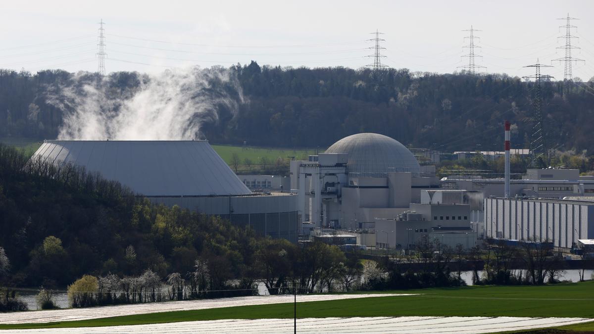 Planta nuclear en Neckarwestheim, Alemania